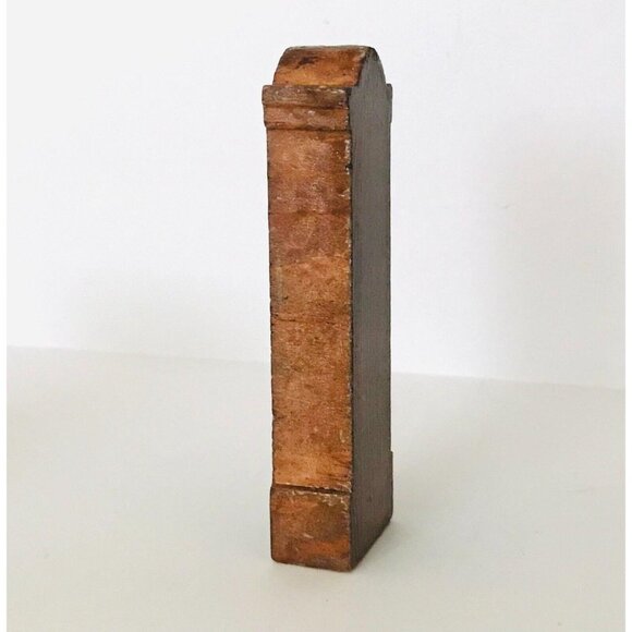 Vintage Strombecker Miniature Dollhouse Grandfather Clock Wooden Furniture Decor - Picture 4 of 6